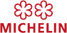 Logo Michelin 2 étoiles blanc